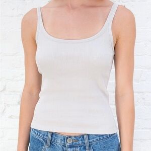 Brandy Melville Beyonca Long Ribbed Tank Top NEW